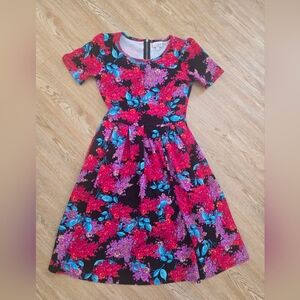 Lularoe Floral Short Sleeve Dress